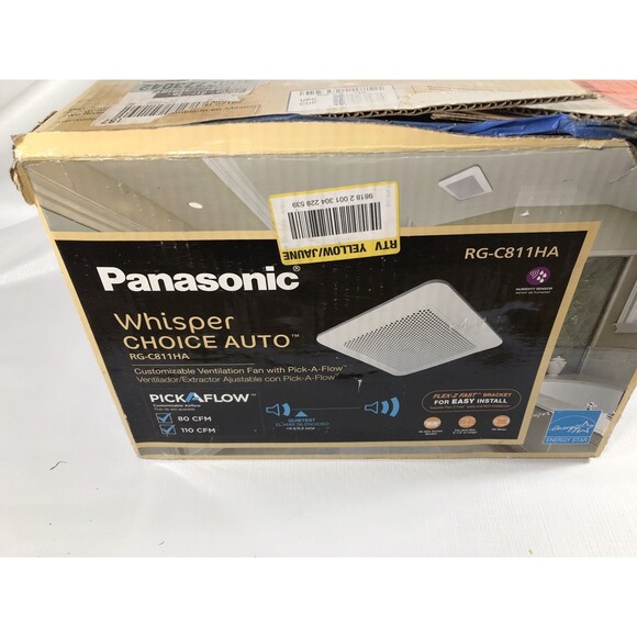Panasonic Whisper Remodel Auto RG-R811HA - Picture 1 of 6